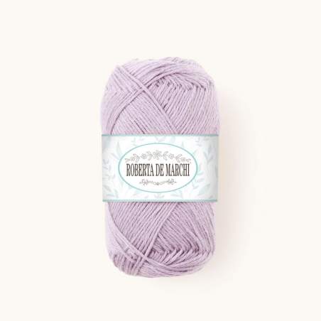 Gomitolo 100% Cotone OEKO-TEX - 50 gr / 160 m - Lilla Chiaro