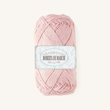 Gomitolo 100% Cotone OEKO-TEX - 50 gr / 160 m - Rosa Pastello Roberta De Marchi - 1