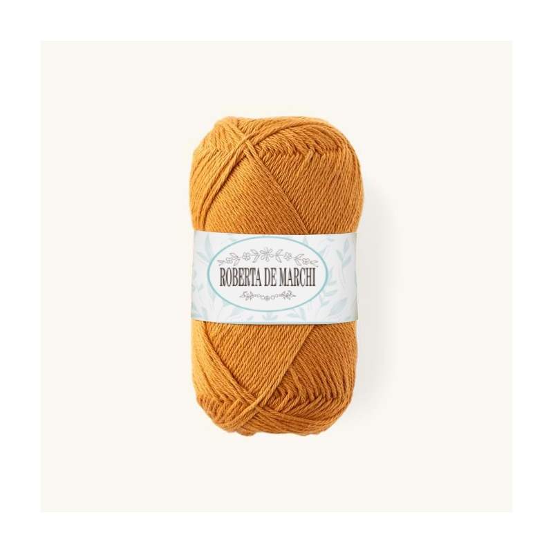 Gomitolo 100% Cotone OEKO-TEX - 50 gr / 160 m - Curry Roberta De Marchi - 1