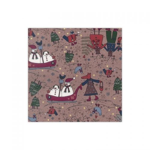 1 Fat Quarter Winter Playground by Lynette Anderson, 31908-80
