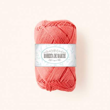 Gomitolo 100% Cotone OEKO-TEX - 50 gr / 160 m - Rosa Fluo Roberta De Marchi - 1