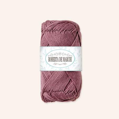 Gomitolo 100% Cotone OEKO-TEX - 50 gr / 160 m - Rosa antico 2 Roberta De Marchi - 1