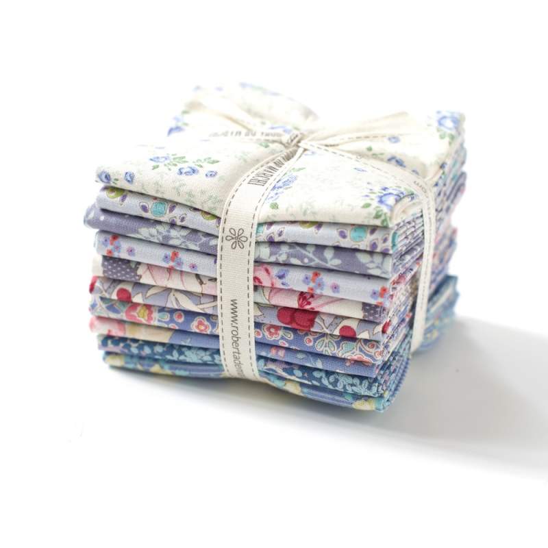 Tilda Fat Eight Bundle Colore Azzurro Blu, 10 fe 25 x 55 cm Colore Azzurro Blu Tilda Fabrics - 1 Tilda Fat Eight Bundle Colore Azzurro Blu, 10 fe 25 x 55 cm Colore Azzurro Blu Tilda Fabrics - 1