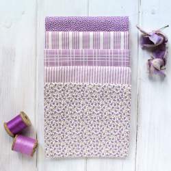 Tilda, Bundle 5 Fat Quarter Viola 50 x 55 cm