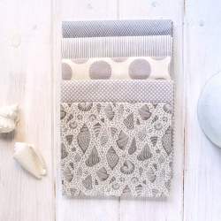 Tilda, Bundle 5 Fat Quarter Grigio 50 x 55 cm