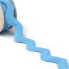 Simplicity, Nastro Ric Rac Azzurro - Altezza 31.75 mm Lunghezza 1,8 mt