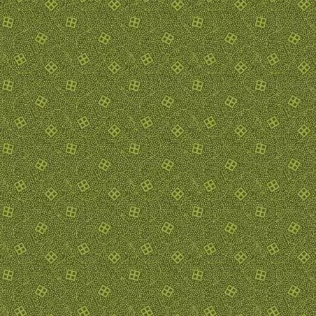 EQP Pieces of Time Bellevue – Juniper Green, Tessuto verde con piccoli disegni tono su tono