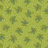 EQP New Vintage Sweetheart Glacier Blue, Tessuto verde menta con rametti e cuori EQP Textiles - Ellie's Quiltplace - 1