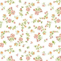 EQP Pieces of Time Growing Love – Cream, Tessuto panna con fiori rosa