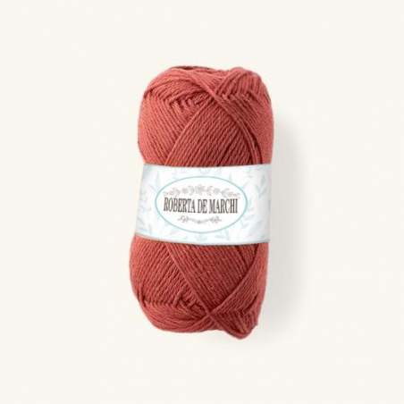 Gomitolo 100% Cotone OEKO-TEX - 50 gr / 160 m - Ruggine
