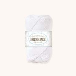 Gomitolo 100% Cotone OEKO-TEX - 50 gr / 160 m - Bianco Latte Roberta De Marchi - 1