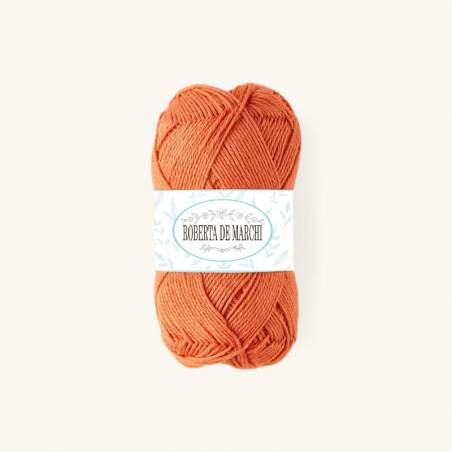 Gomitolo 100% Cotone OEKO-TEX - 50 gr / 160 m - Arancione Carota