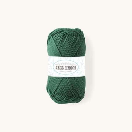 Gomitolo 100% Cotone OEKO-TEX - 50 gr / 160 m - Verde Pineta