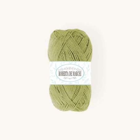 Gomitolo 100% Cotone OEKO-TEX - 50 gr / 160 m - Verde Avocado Roberta De Marchi - 1