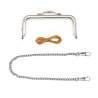Retro Mini Purse Extra Clasp, Chiusura Metallo Argento 12,5 cm con Catena 38 cm Zakka Workshop - 1