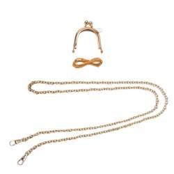 Rose Gold Teardrop Clasp, Chiusura Oro Rosa a Goccia 3,80 cm con Catena Oro Rosa 120 cm Zakka Workshop - 1