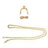 Yellow Gold Teardrop Clasp, Chiusura Oro Giallo a Goccia 3,80 cm Zakka Workshop - 1
