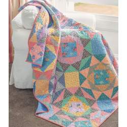 Quilts from Quarters -12 Clever Quilt Patterns to Make from Fat or Long Quarters, Includes Bonus Quilt Design Martingale - 3