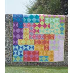 Quilts from Quarters -12 Clever Quilt Patterns to Make from Fat or Long Quarters, Includes Bonus Quilt Design Martingale - 8