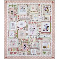Heartstrings Quilt Red Brolly - 1