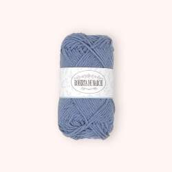 Gomitolo 100% Cotone OEKO-TEX - 50 gr / 75 m - Blu Ceruleo Chiaro