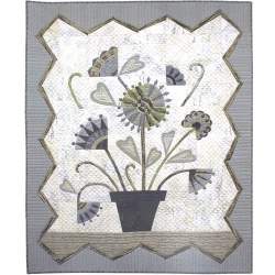 Cartamodello Sky Gray Flower Quilt Roberta De Marchi - 1