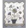 Cartamodello Sky Gray Flower Quilt