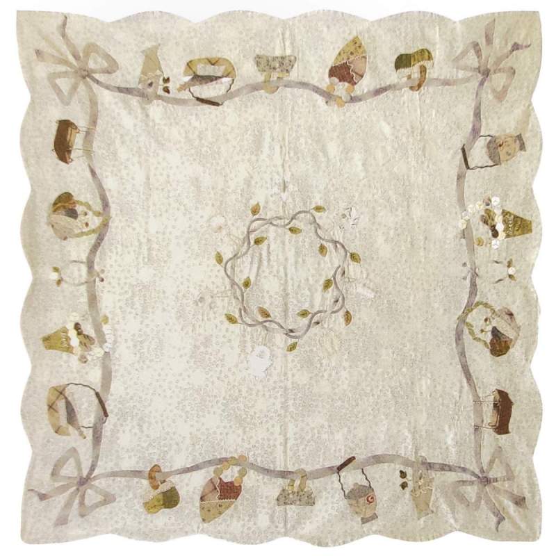 Patrón Mantel de Mesa Basket Tabletop de Yoko Saito