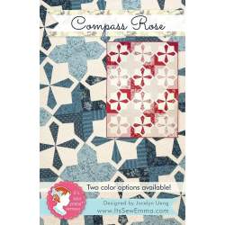 It's Sew Emma - Compass Rose Quilt Pattern - Cartamodello It's Sew Emma - 1