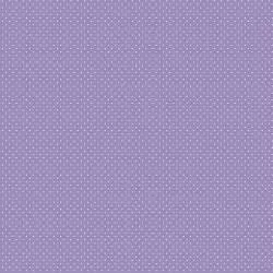 Handworks, Tessuto Fondo Lilla con Piccoli Pois Bianchi Sojitz Fashion - 1