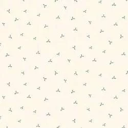 Market Garden by Anni Downs, Tessuto Crema con fiorellini verdi Henry Glass - 1