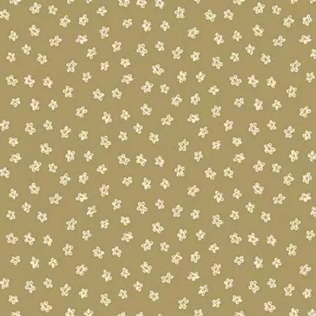 Market Garden by Anni Downs, Tessuto Giallo caldo con fiorellini