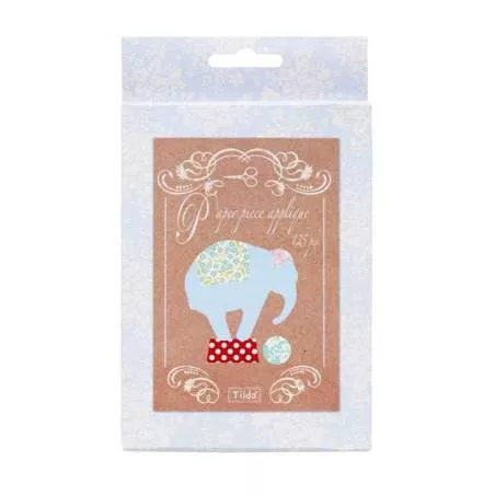 Tilda Paper Piecing - Elefantini per Applique, Circus