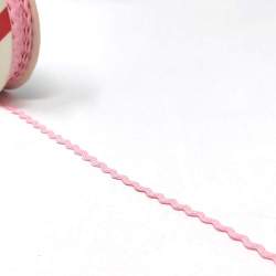 Simplicity, Nastro Ric Rac Rosa - Altezza 6,35 mm Lunghezza 3,6 mt