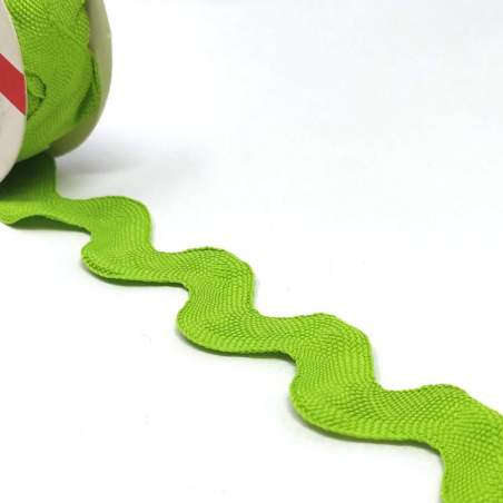 Simplicity, Nastro Ric Rac Verde - Altezza 31.75 mm Lunghezza 1,8 mt