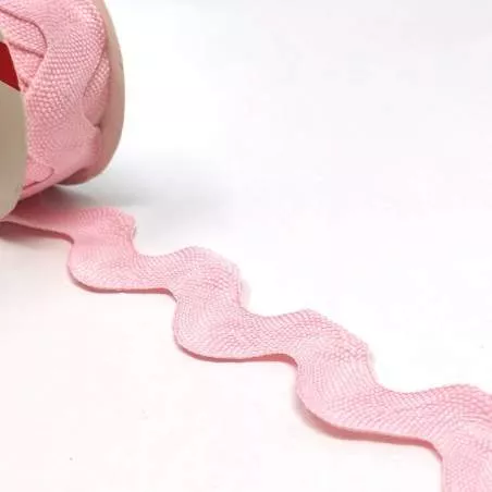 Simplicity, Nastro Ric Rac Rosa - Altezza 31.75 mm Lunghezza 1,8 mt
