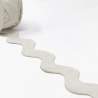 Simplicity, Nastro Ric Rac Bianco - Altezza 31.75 mm Lunghezza 1,8 mt