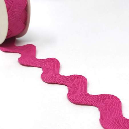 Simplicity, Nastro Ric Rac Fucsia - Altezza 31.75 mm Lunghezza 1,8 mt