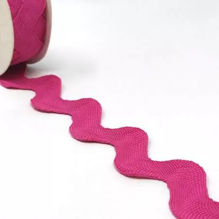 Simplicity, Nastro Ric Rac Fucsia - Altezza 31.75 mm Lunghezza 1,8 mt