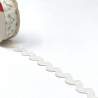 Simplicity, Nastro Ric Rac Bianco - Altezza 12,7 mm Lunghezza 2,7 mt