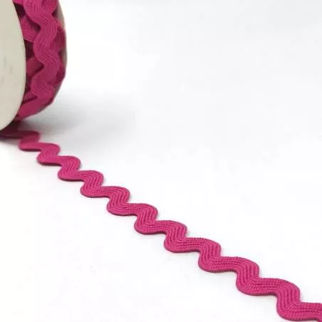 Simplicity, Nastro Ric Rac Fucsia - Altezza 12,7 mm Lunghezza 2,7 mt