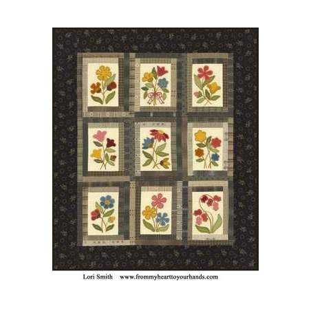 From my heart to your hands - Whispering Wind - Cartamodello, Lori Smith Quilts
