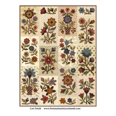 From my heart to your hands - Buckingham Garden - Cartamodello, Lori Smith Quilts From my heart to your hands - 1