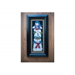 Bits and Pieces by Joan - Little Bits By Joan, Snowman Stack - Kit e cartamodello
