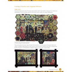 One Block Wonder Panel Quilts, New ideas, one of a kind hexagon blocks by Maxine Rosenthal & Nancy Miller