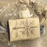 Snow Stitches Needle Book dal libro Stitches from the Yuletide - Kit di Tessuti