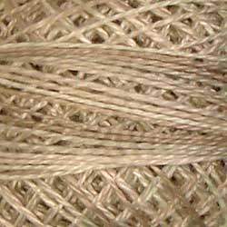 Valdani, Filato da Ricamo Pearl Cotton 12 Colorfast, Variegated P4 - Aged White Light - Vintage Hues Sampler for J. Paton Valda