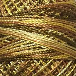 Valdani, Filato da Ricamo Pearl Cotton 12 Colorfast, Variegated M81 - Backyard Honeycomb
