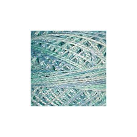 Valdani, Filato da Ricamo Pearl Cotton 8 Colorfast,  Variegated M24- 8 Water Reflections