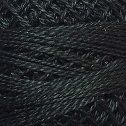 Valdani, Filato da Ricamo Pearl Cotton 12 Colorfast, Solids 8112 - Black Medium Valdani Inc. - 1